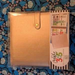 The Happy Planner rose gold binder cover